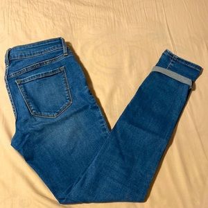 Blue Rockstar super skinny low rise jeans